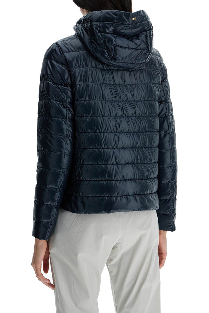 HERNO cropped hooded down jacket