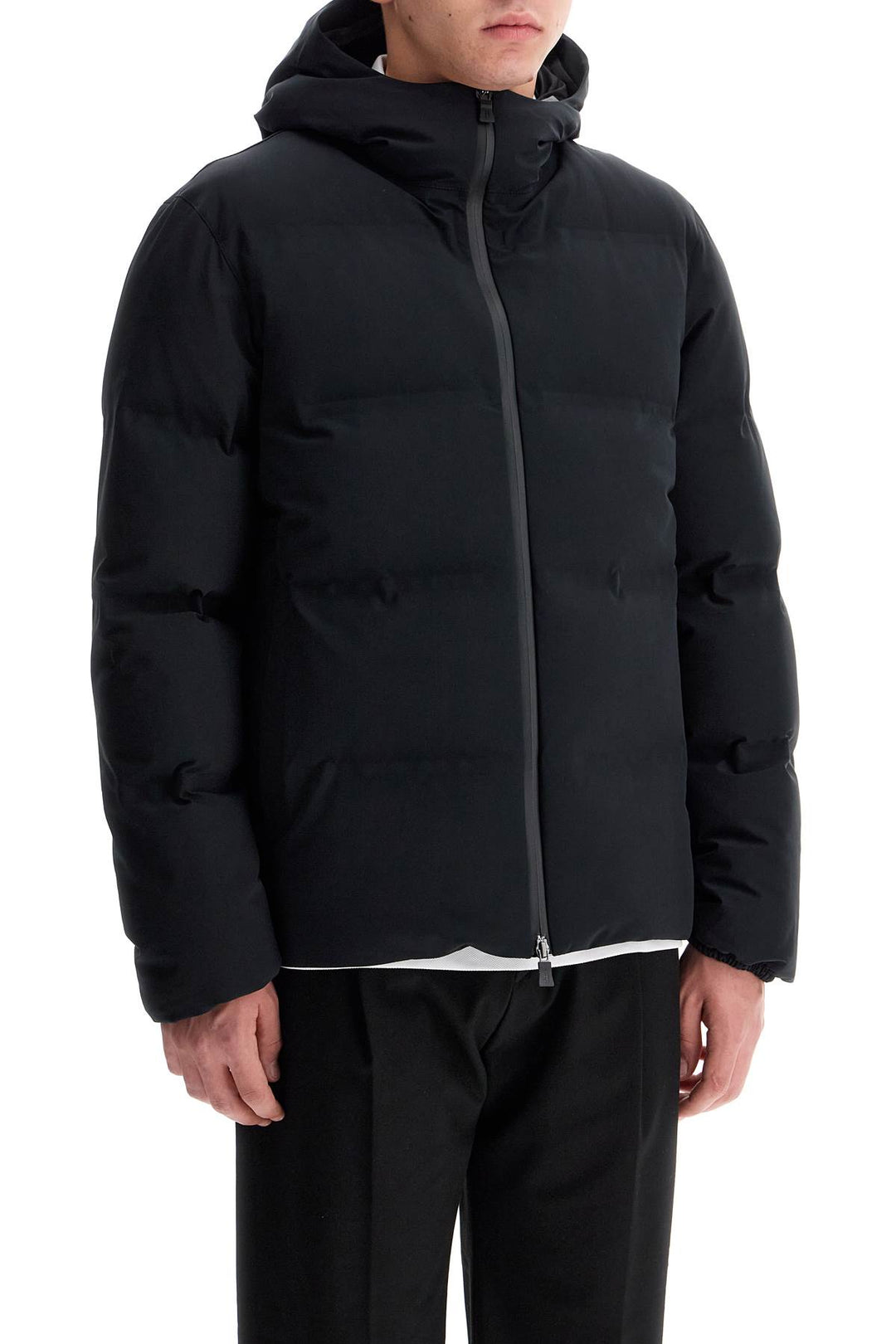 Herno Laminar short down jacket in new impact.