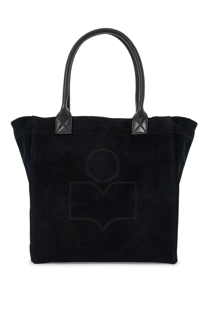 Isabel Marant small suede tote bag yenky in leather