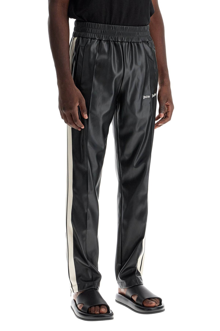 Palm Angels faux leather joggers