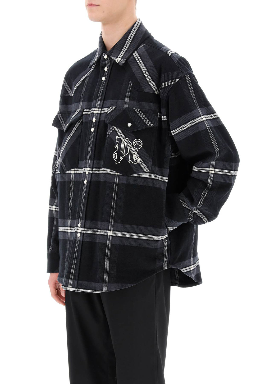 Palm Angels check flannel overshirt