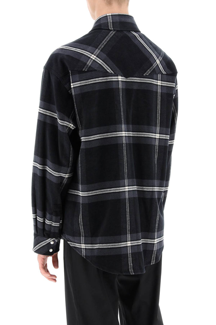 Palm Angels check flannel overshirt