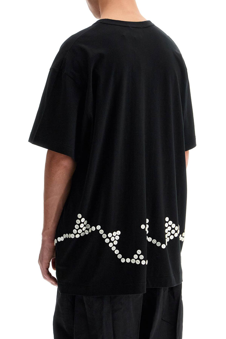 Comme Des Garcons Homme Plus embroidered button-up t