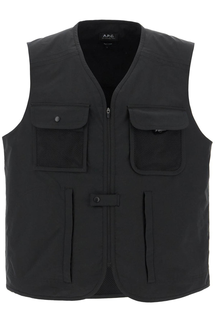 A.P.C. alban technical fabric vest for