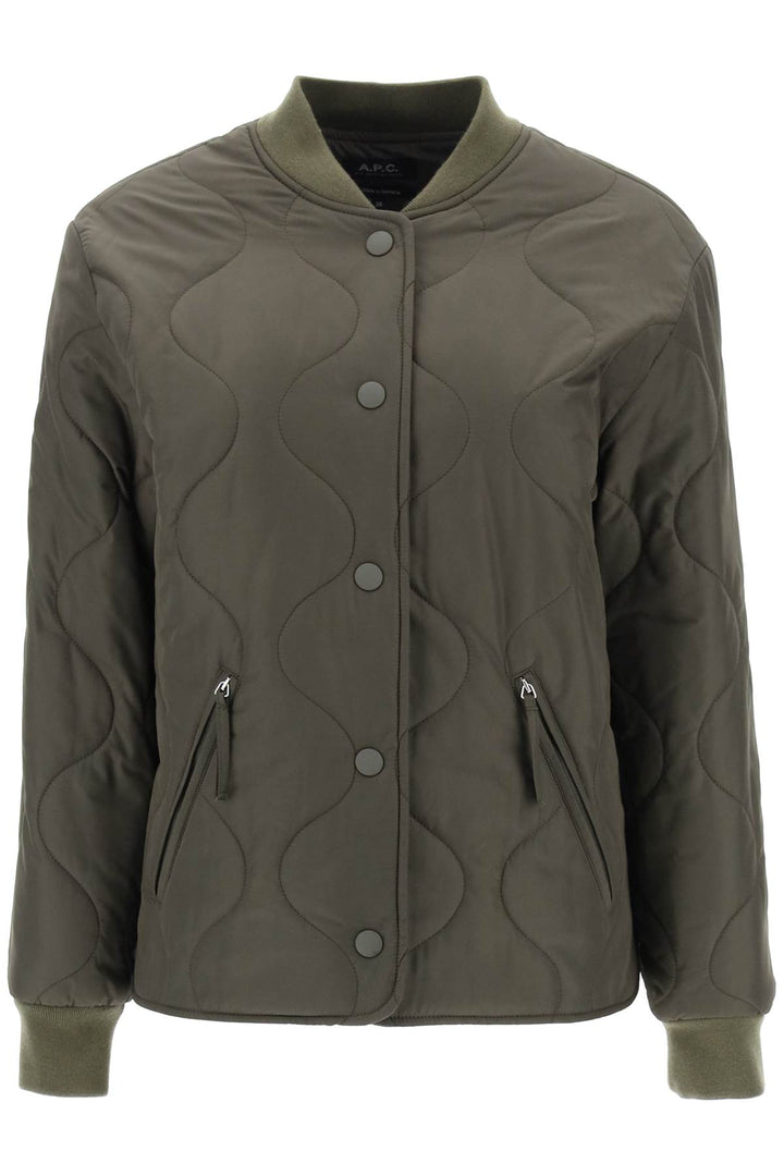 A.P.C. quilted camila jacket