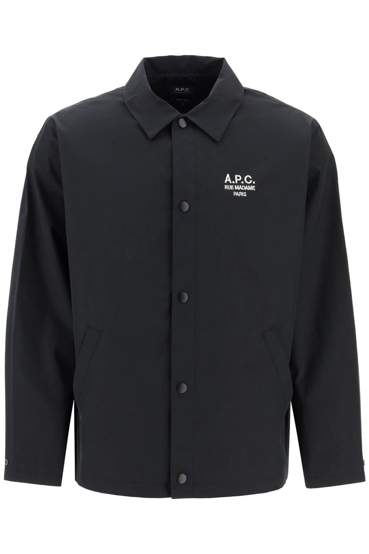 A.P.C. regis cotton blend overshirt