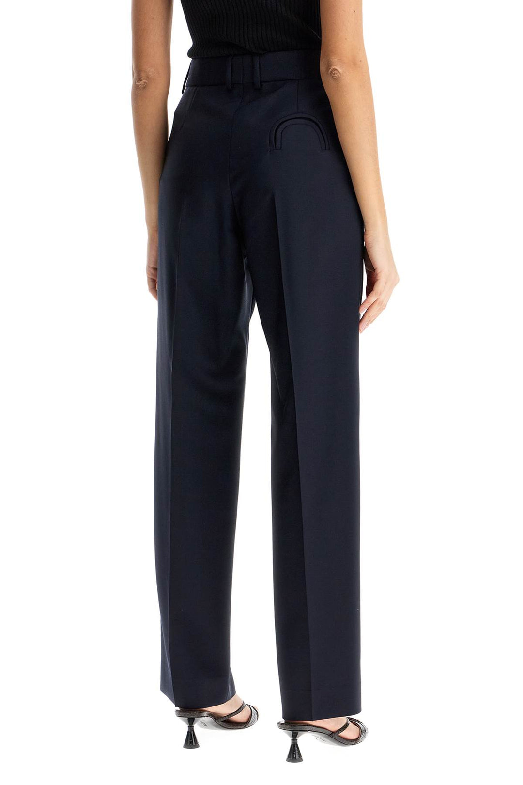 Blaze Milano wool and mohair high-waisted pants