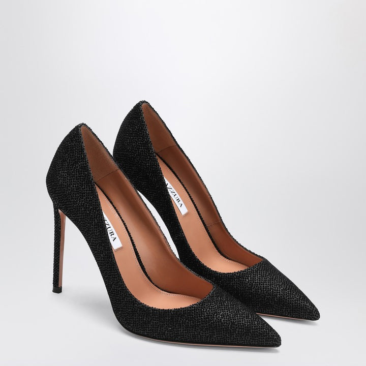 Aquazzura Purist 105 pumps with rhinestones