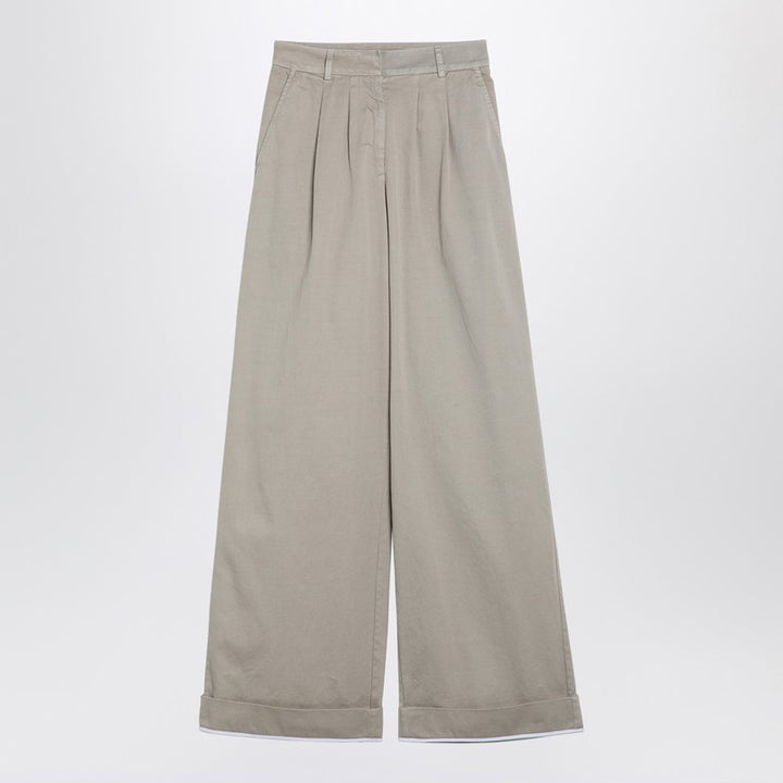Palm Angels cotton wide trousers