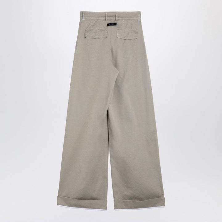 Palm Angels cotton wide trousers