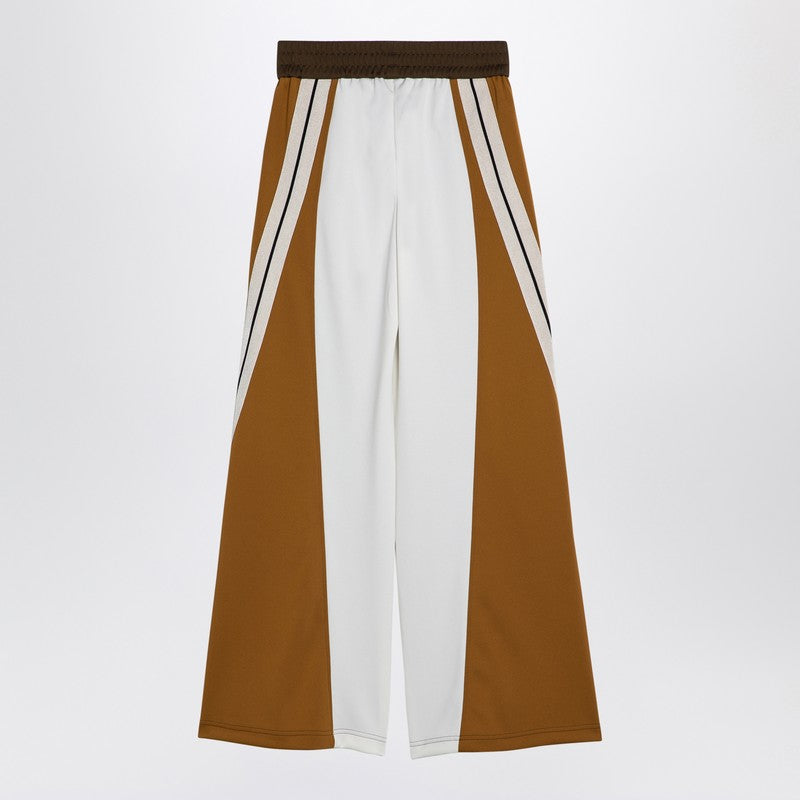 Palm Angels colour-block wide trousers