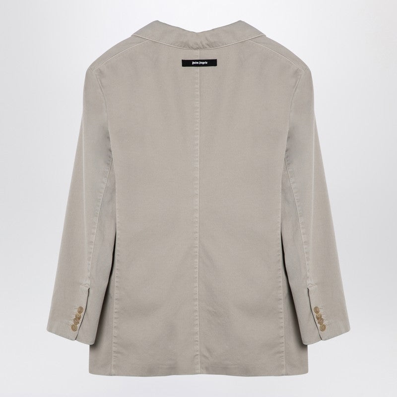Palm Angels double-breasted cotton jacket