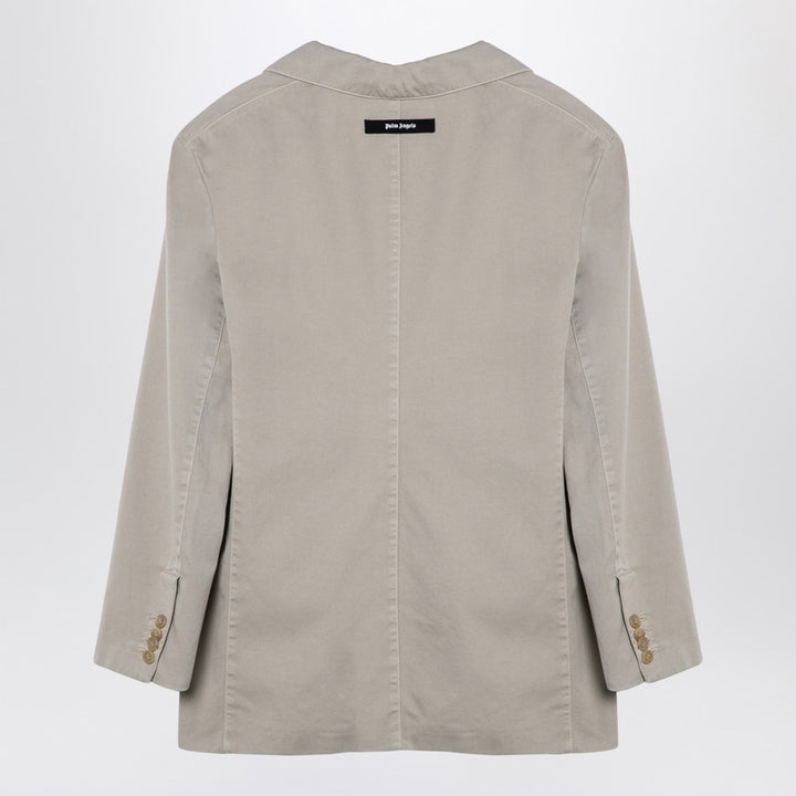 Palm Angels double-breasted cotton jacket