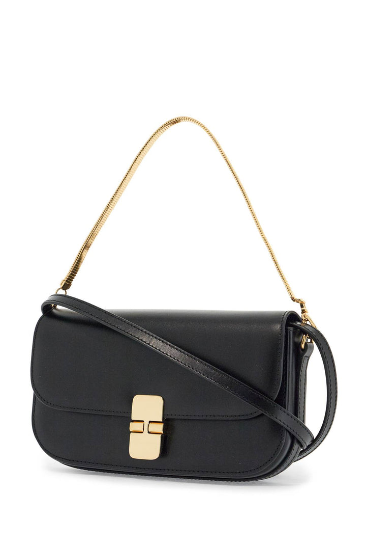 A.P.C. leather clutch with shoulder strap