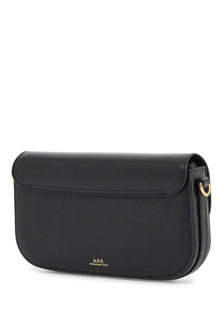 A.P.C. leather clutch with shoulder strap