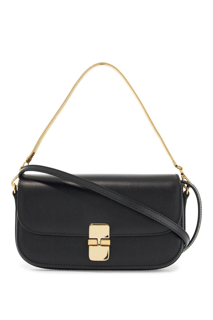 A.P.C. leather clutch with shoulder strap