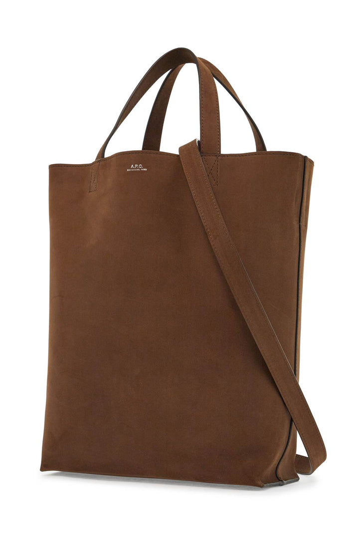 A.P.C. medium brown calfskin bag