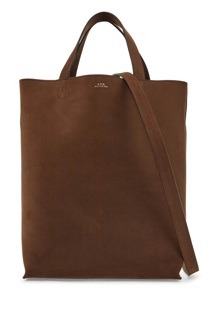 A.P.C. medium brown calfskin bag