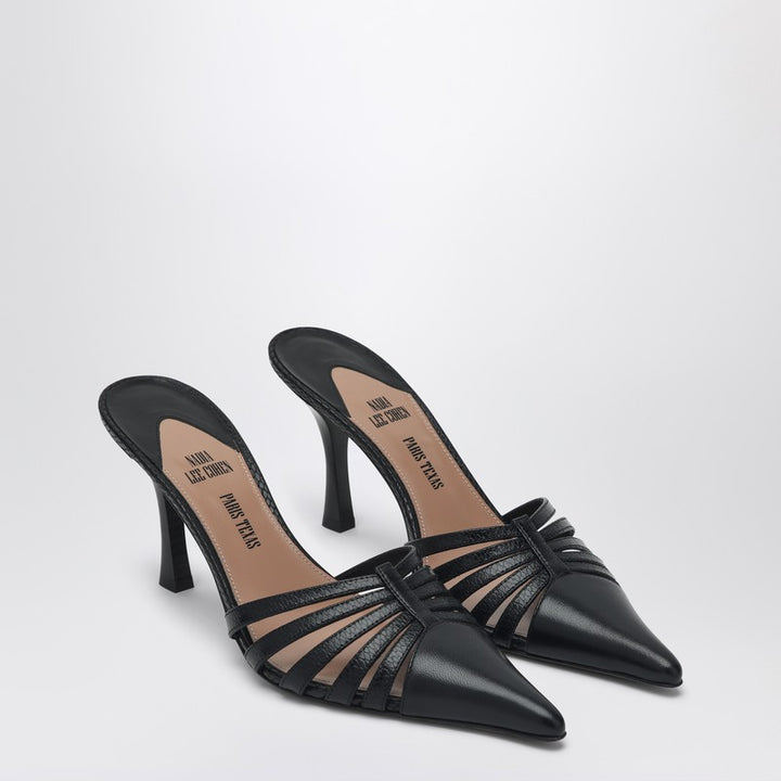 Paris Texas Nadia leather mules