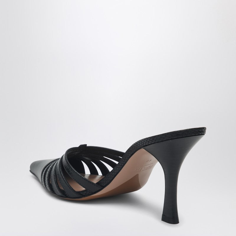Paris Texas Nadia leather mules