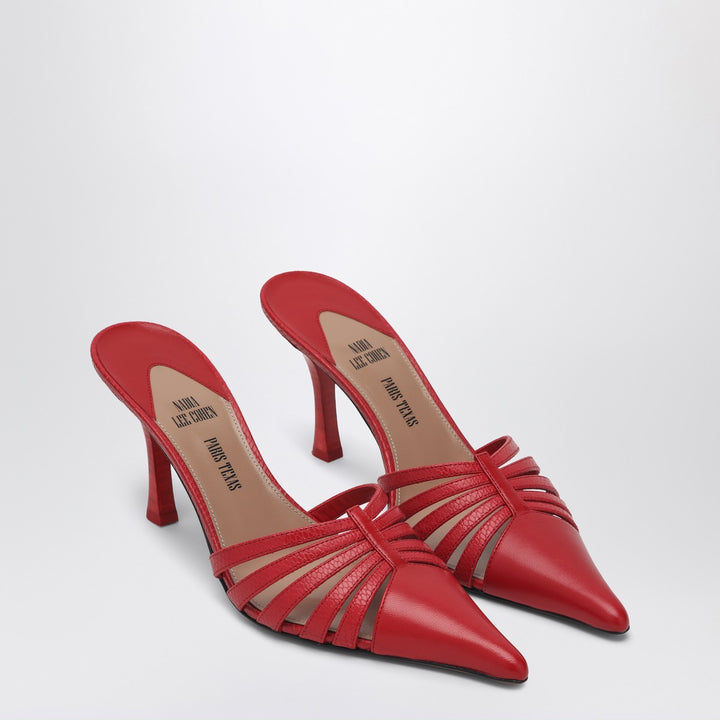 Paris Texas Nadia leather mules