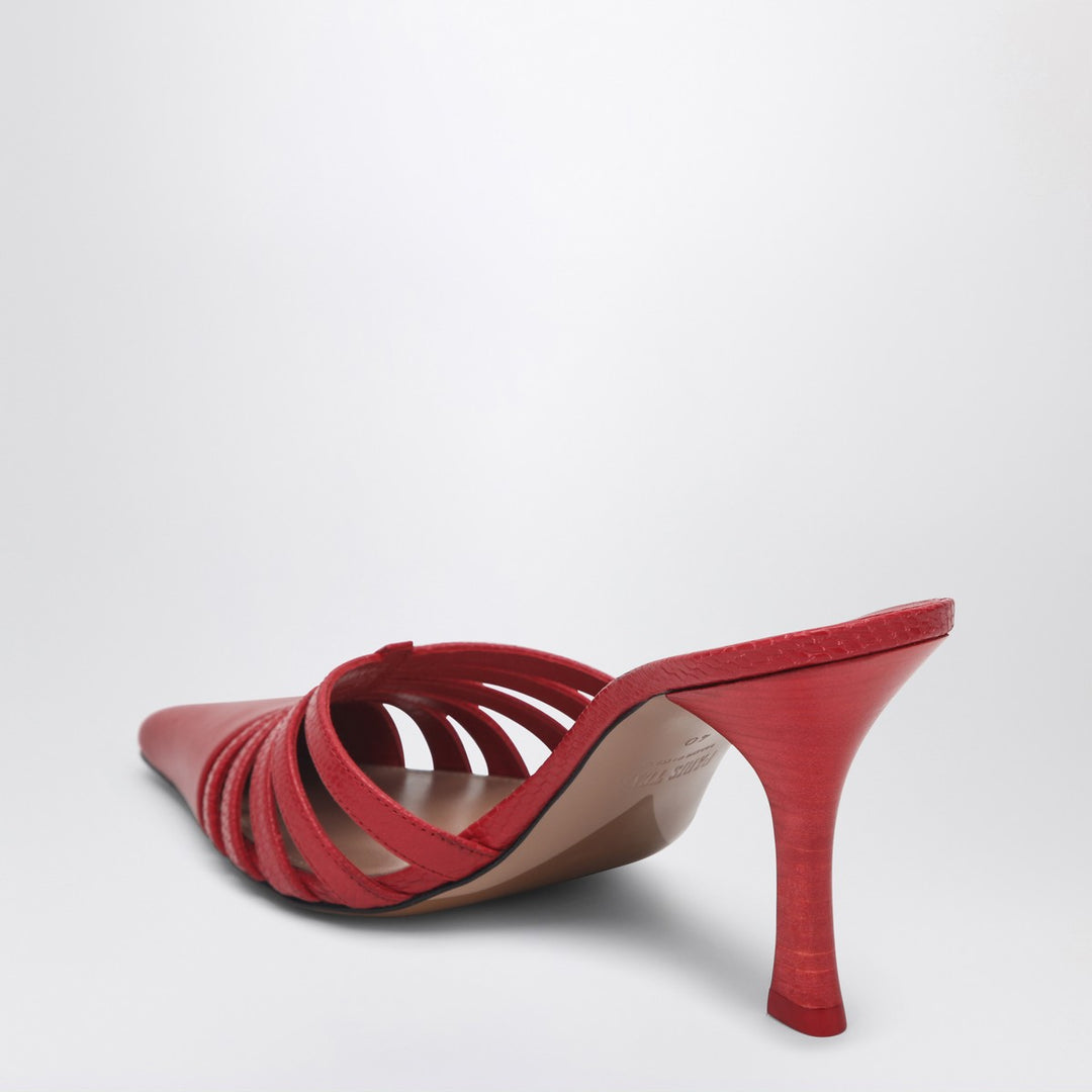 Paris Texas Nadia leather mules