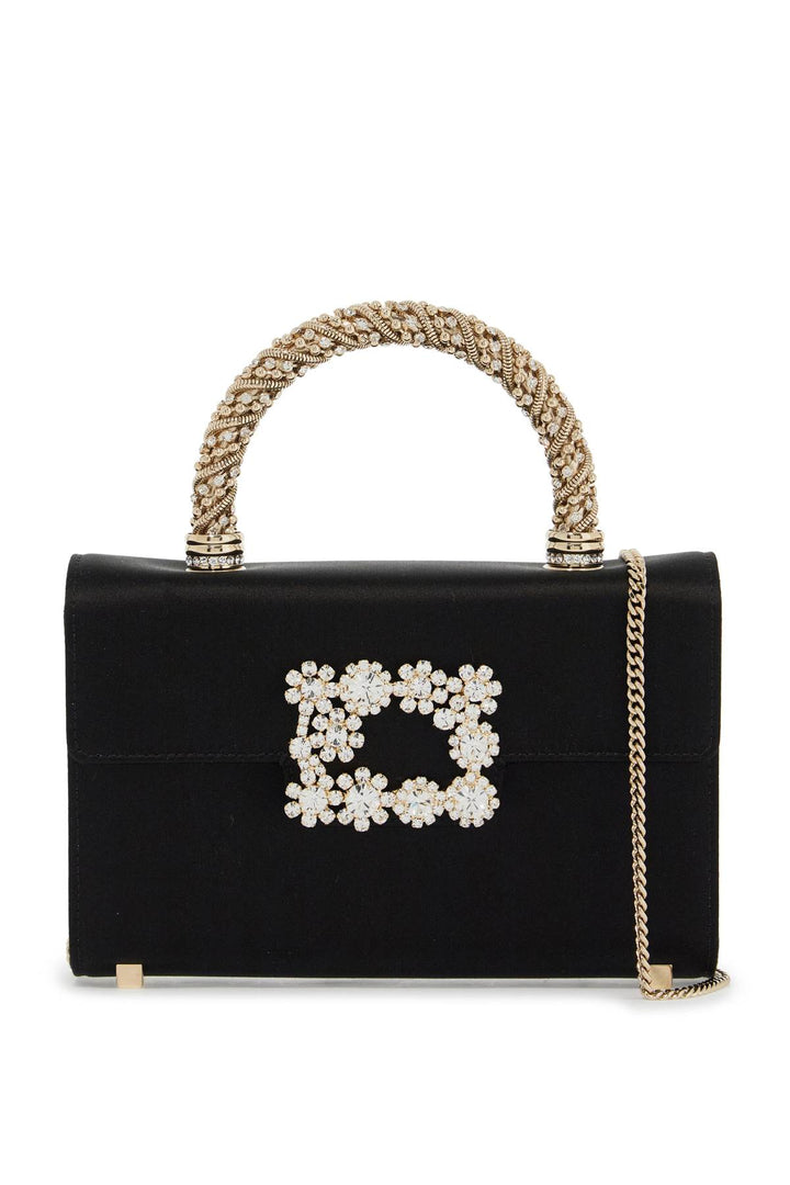 Roger Vivier flower strass jewel mini bag