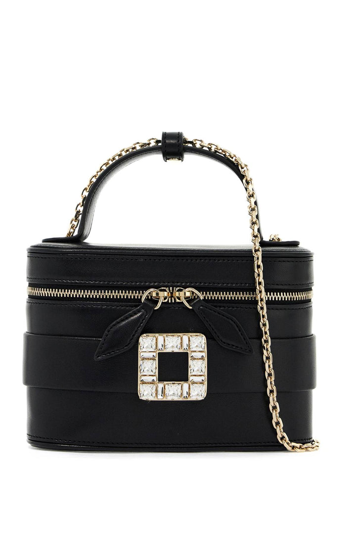 Roger Vivier vanity micro bag with crystal buckle