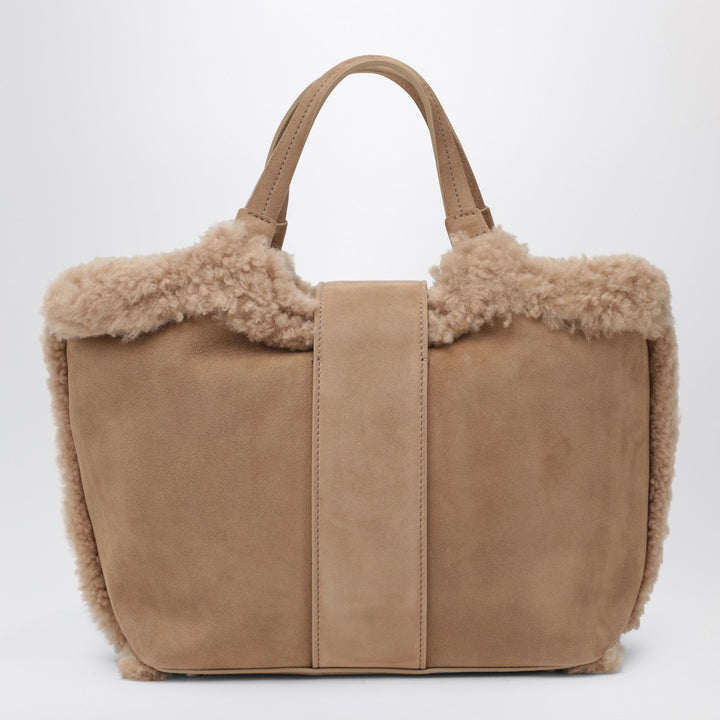 ROGER VIVIER Viv Choc Mini leather shopping bag