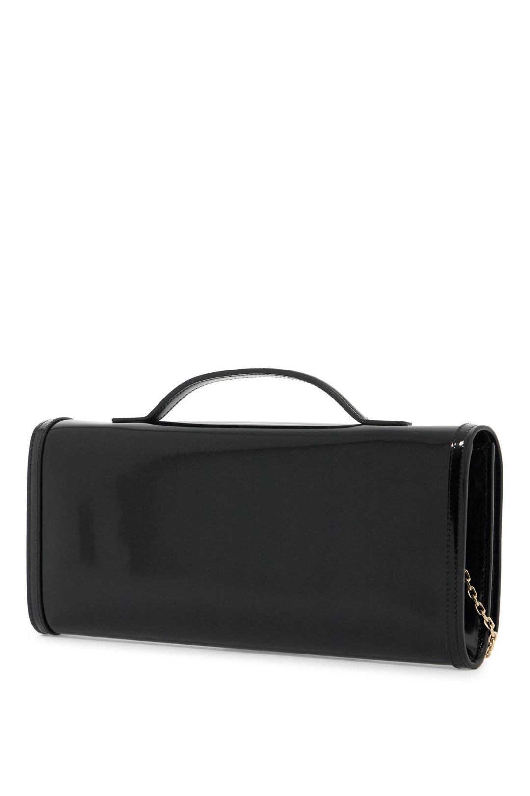 Roger Vivier leather belle vivier clutch bag