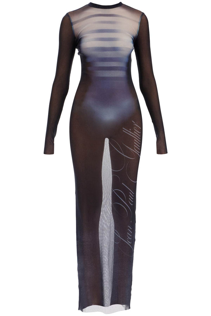 JEAN PAUL GAULTIER long mesh dress