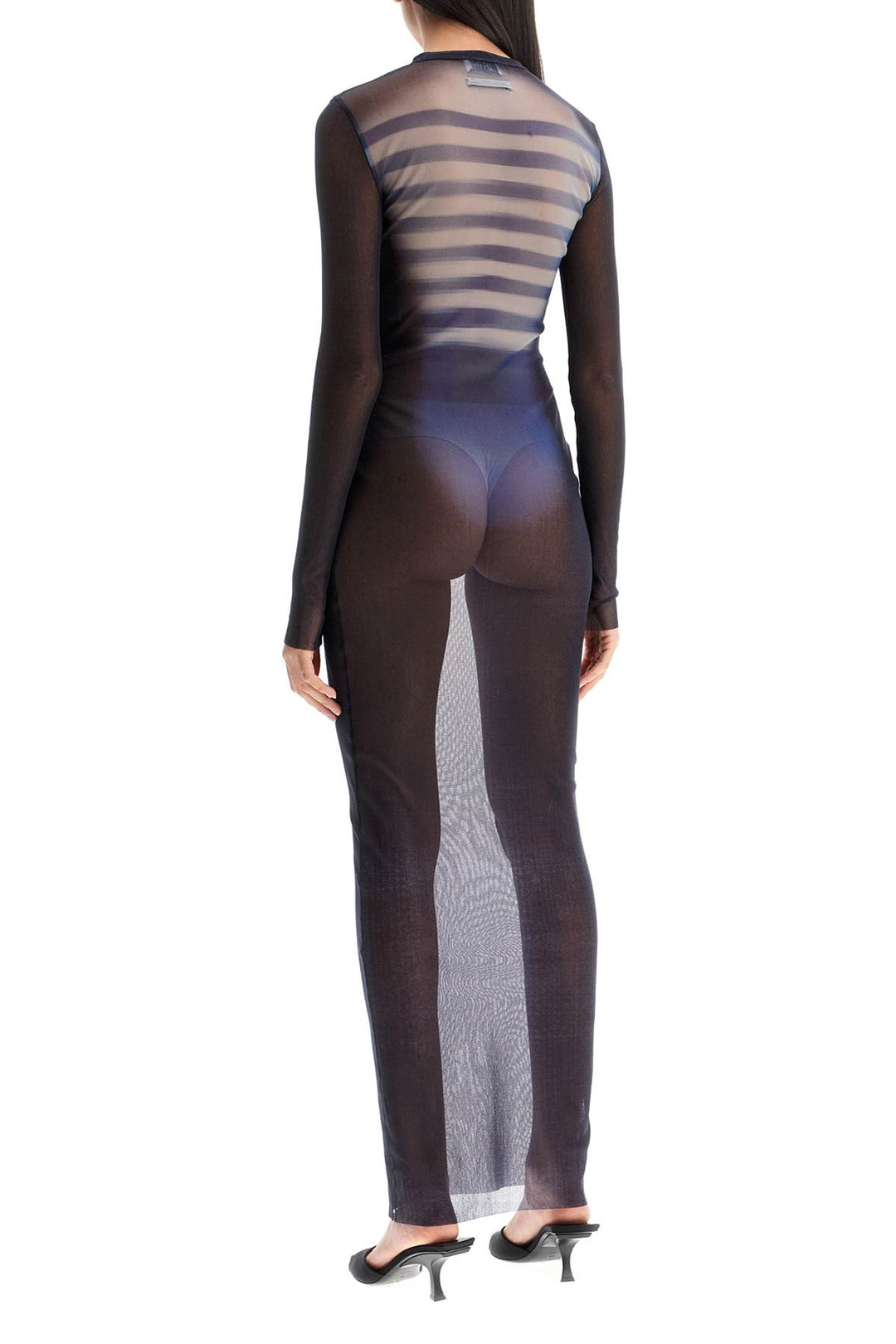 JEAN PAUL GAULTIER long mesh dress