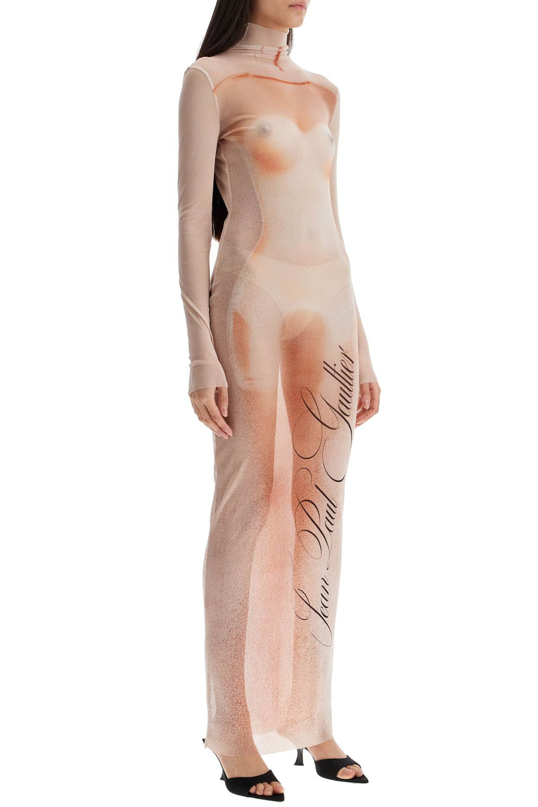 JEAN PAUL GAULTIER long mesh dress