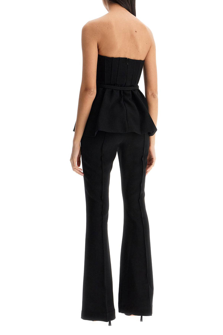 Self-Portrait bustier jumpsuit