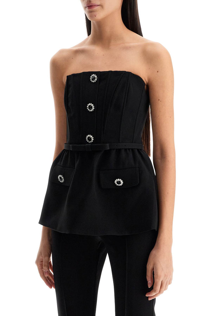 Self-Portrait bustier jumpsuit