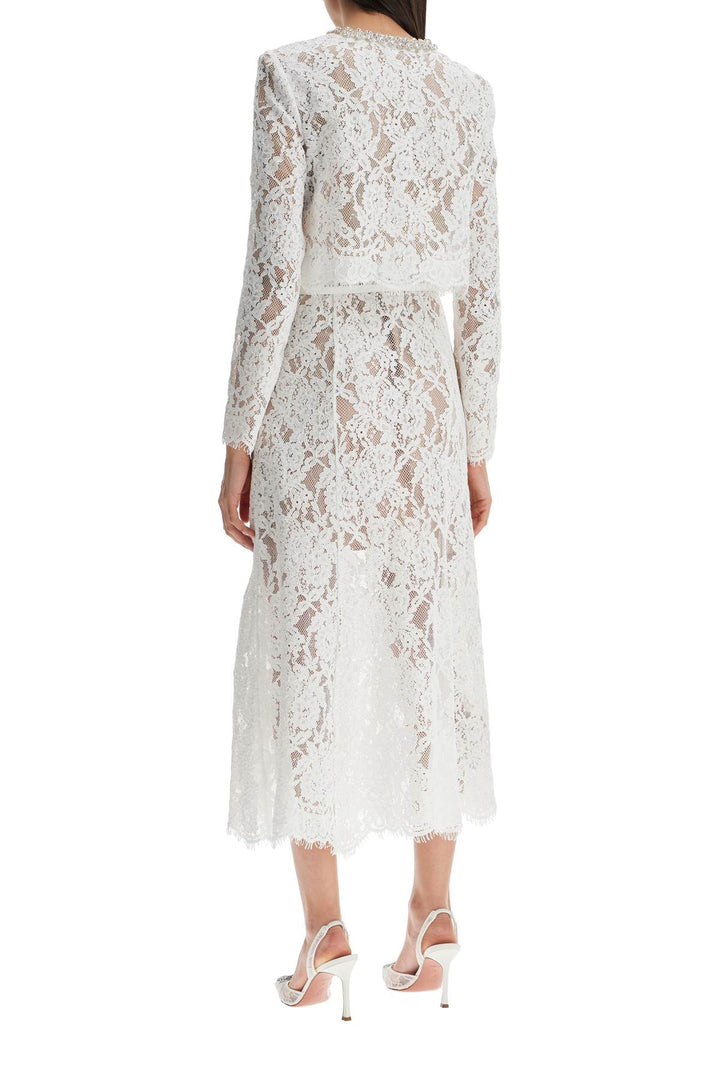 Self Portrait Midi Lace Dress