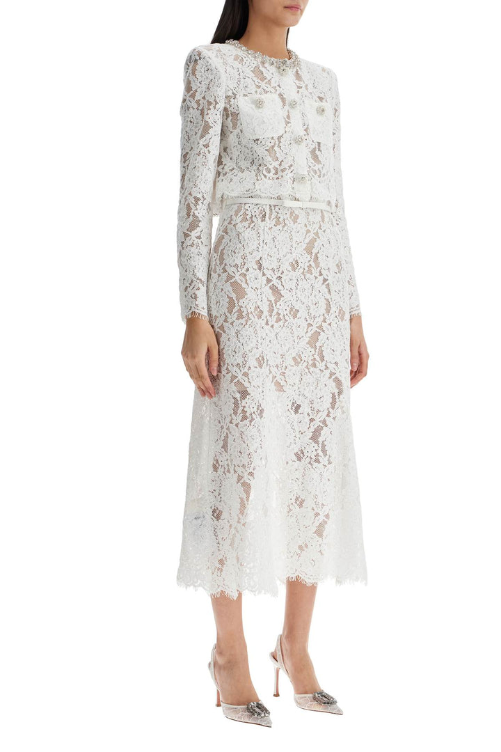 Self Portrait Midi Lace Dress