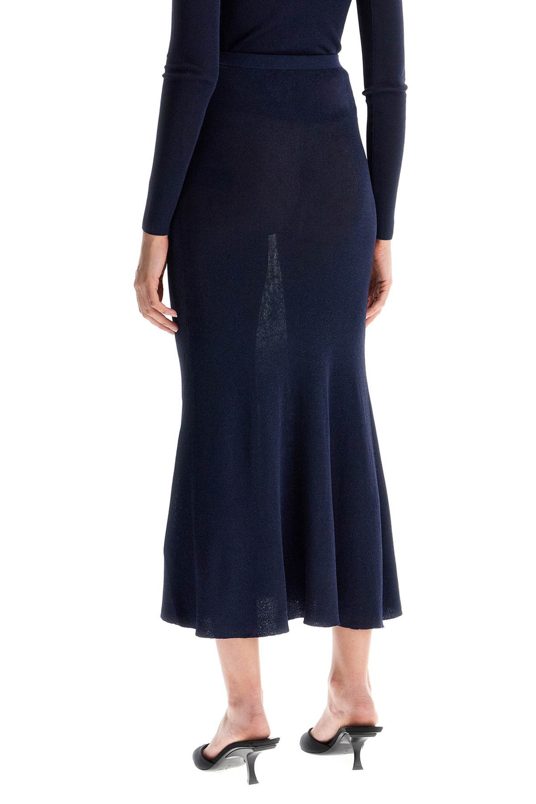 Self-Portrait maxi knit skirt