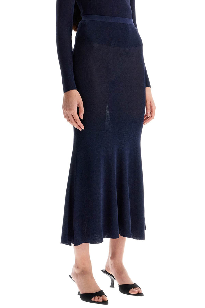 Self-Portrait maxi knit skirt