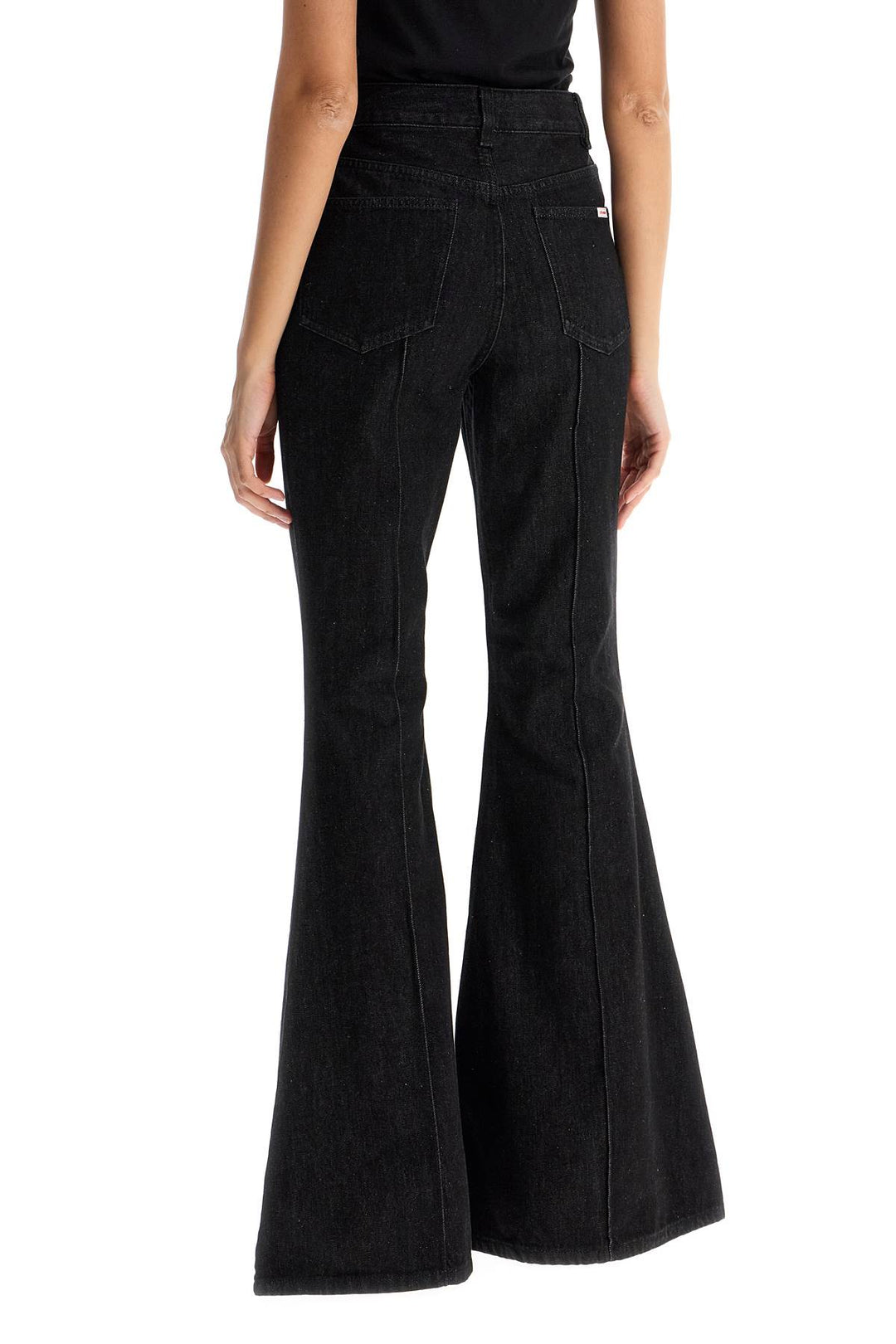 Self Portrait High-Waisted Flare Jeans