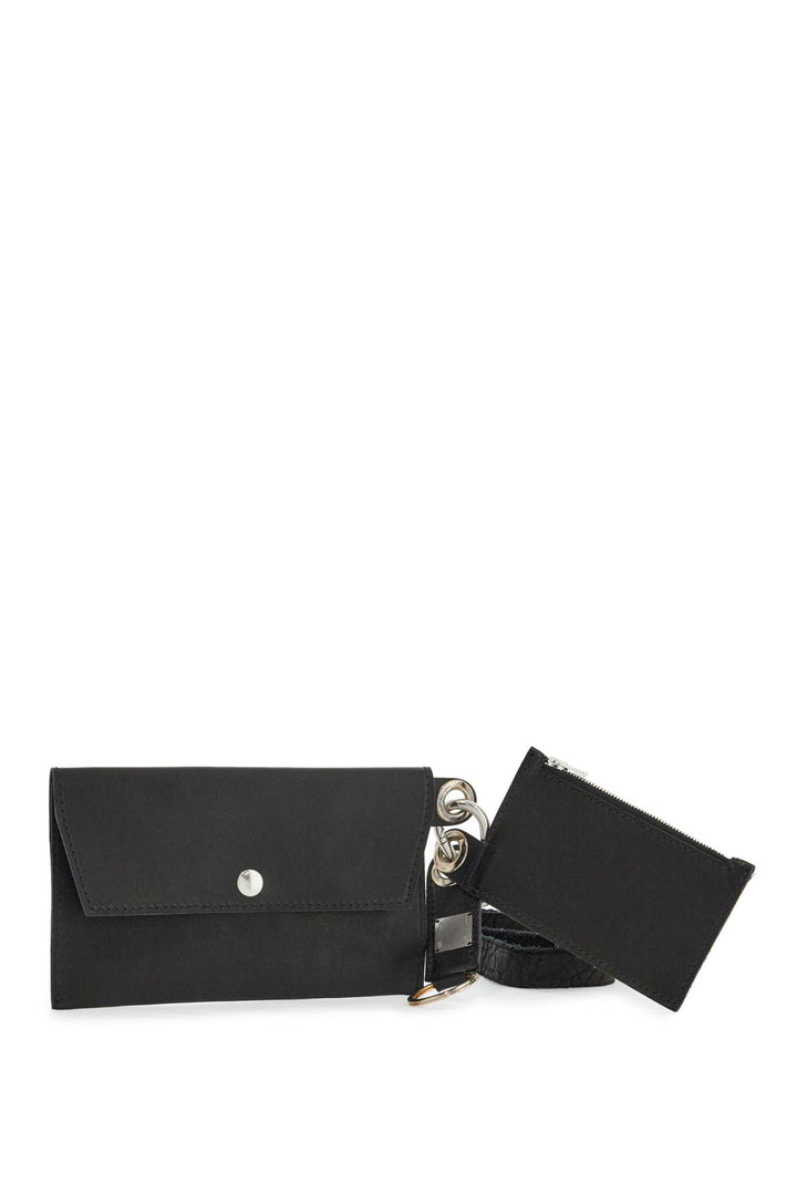 Guidi black leather card a