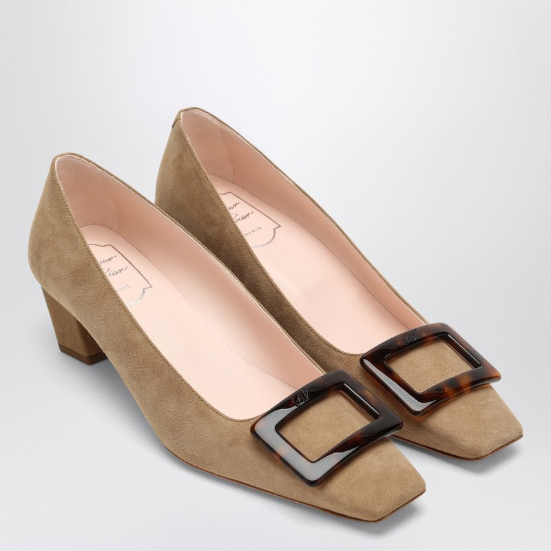 ROGER VIVIER Belle Vivier suede pumps