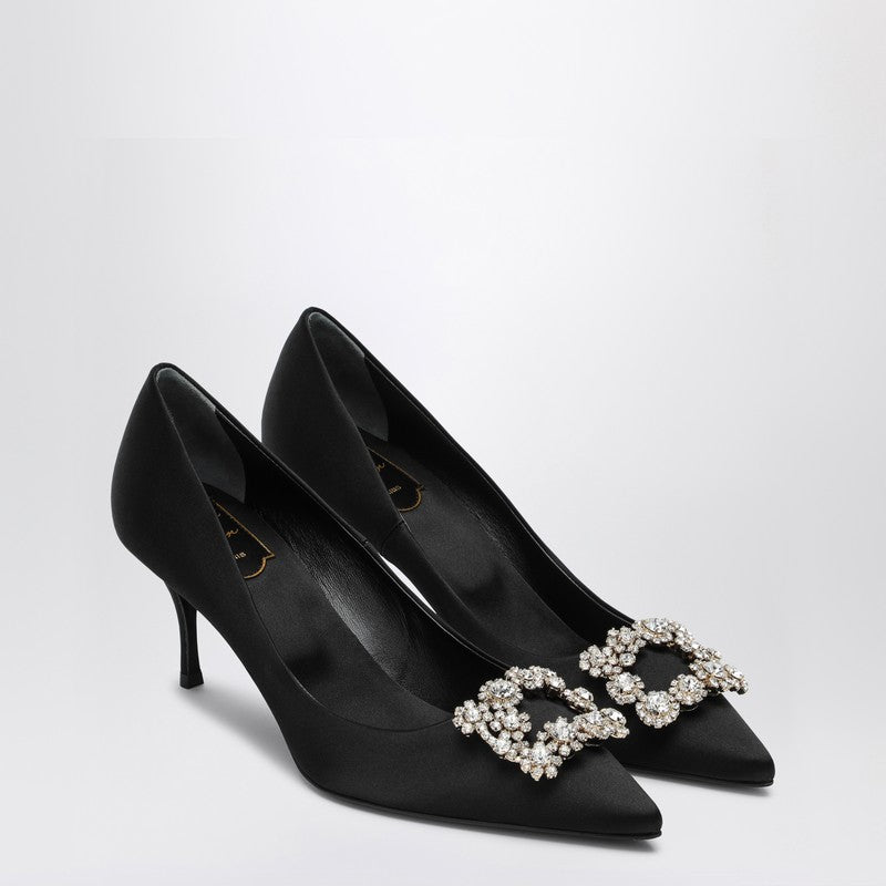 ROGER VIVIER Satin Efflorescence pumps