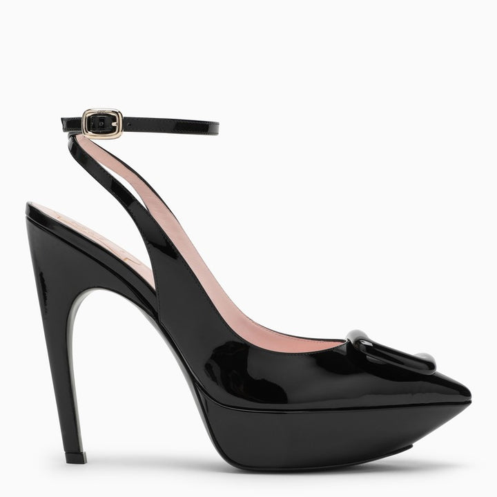 ROGER VIVIER patent leather sandals