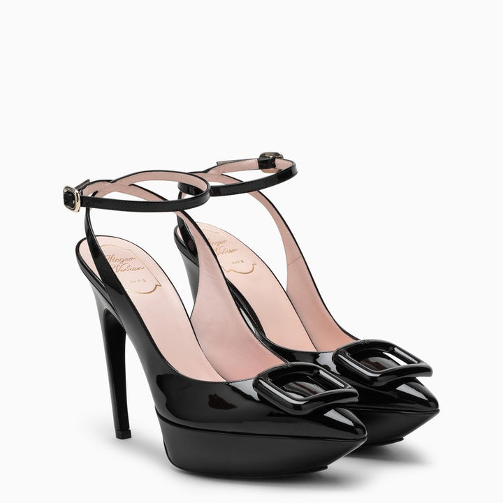 ROGER VIVIER patent leather sandals