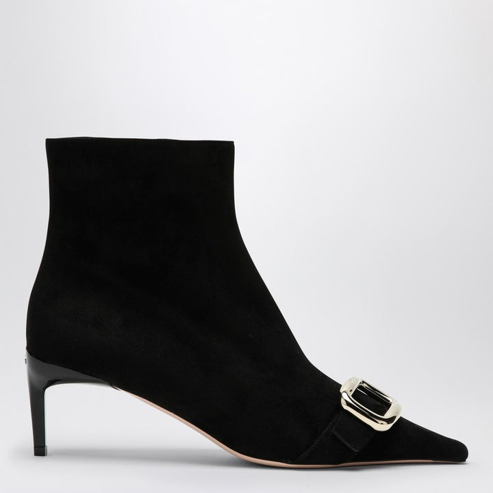 ROGER VIVIER Viv Canard suede ankle boots