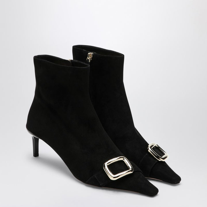 ROGER VIVIER Viv Canard suede ankle boots