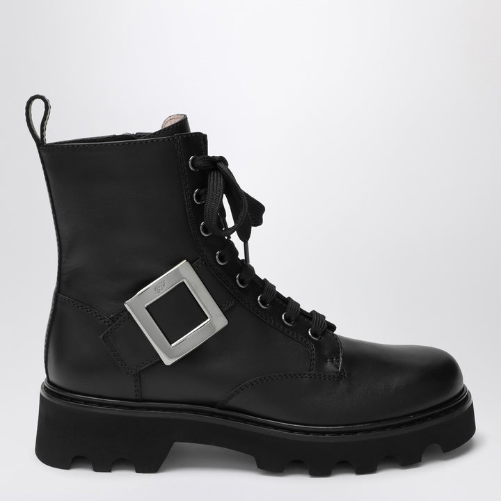 ROGER VIVIER Viv Rangers Truck leather ankle boots