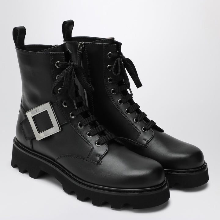 ROGER VIVIER Viv Rangers Truck leather ankle boots