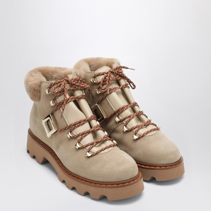 ROGER VIVIER Viv Rangers Truck suede Booties